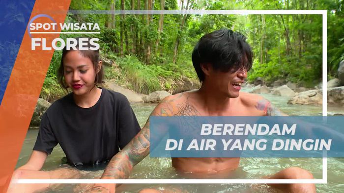 Berendam di Titik Air Dingin Sungai Malanage Flores