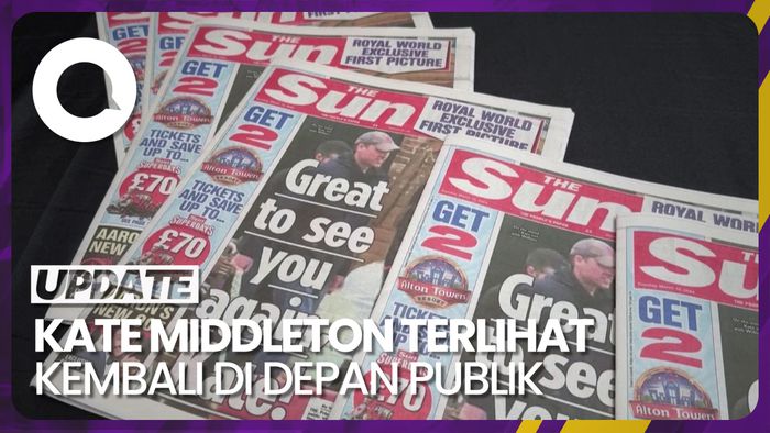 Kemunculan Kate Middleton di Publik Setelah Lama Tak Terlihat 