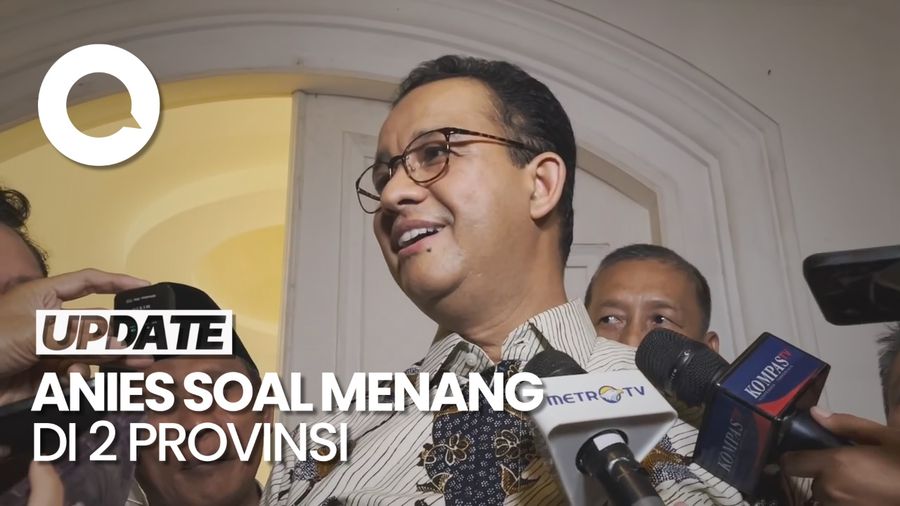 Menang di 2 Provinsi dalam Rekapitulasi KPU, Apa Kata Anies?