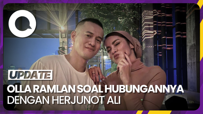 Respons Olla Ramlan Ditanya Soal Kedekatannya dengan Herjunot Ali