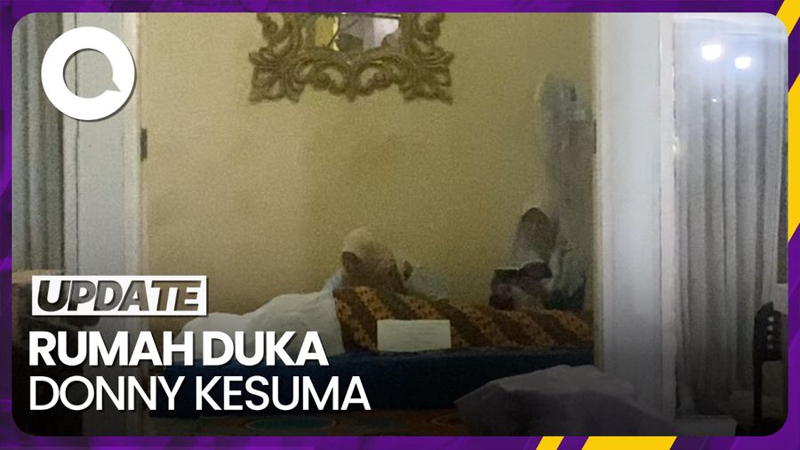 Suasana Rumah Duka Donny Kesuma
