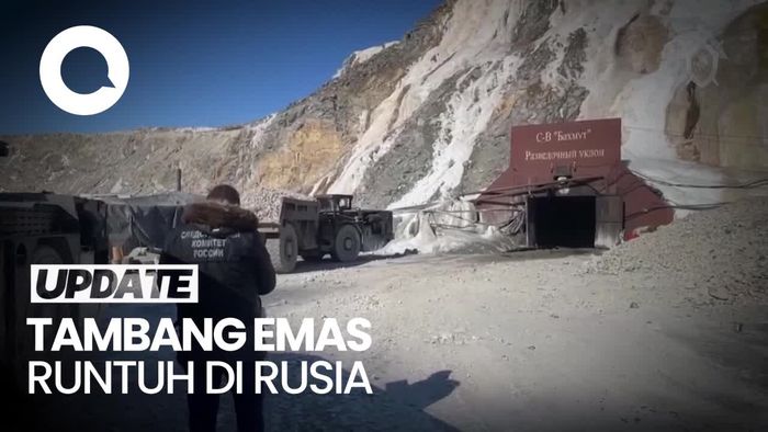 Tambang Emas di Rusia Runtuh, 13 Orang Terjebak