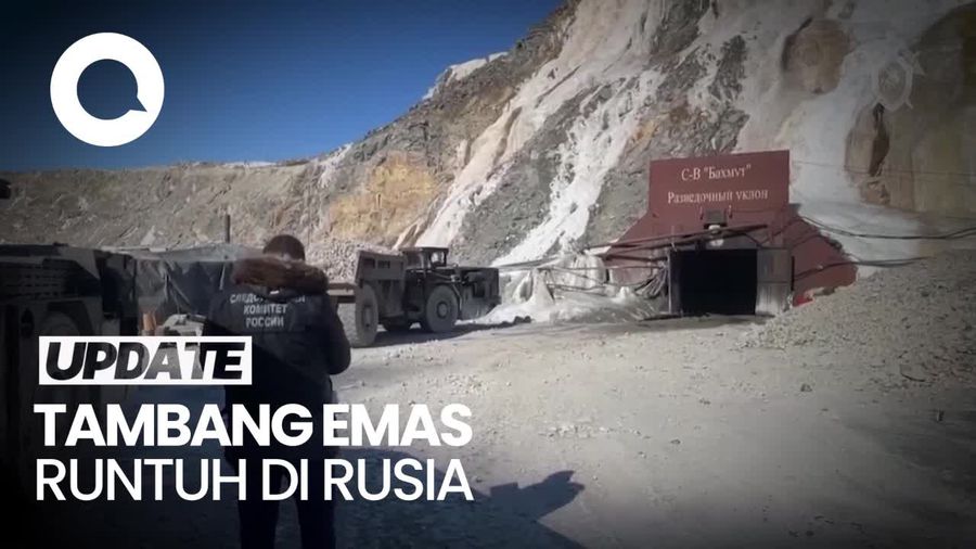 Tambang Emas di Rusia Runtuh, 13 Orang Terjebak