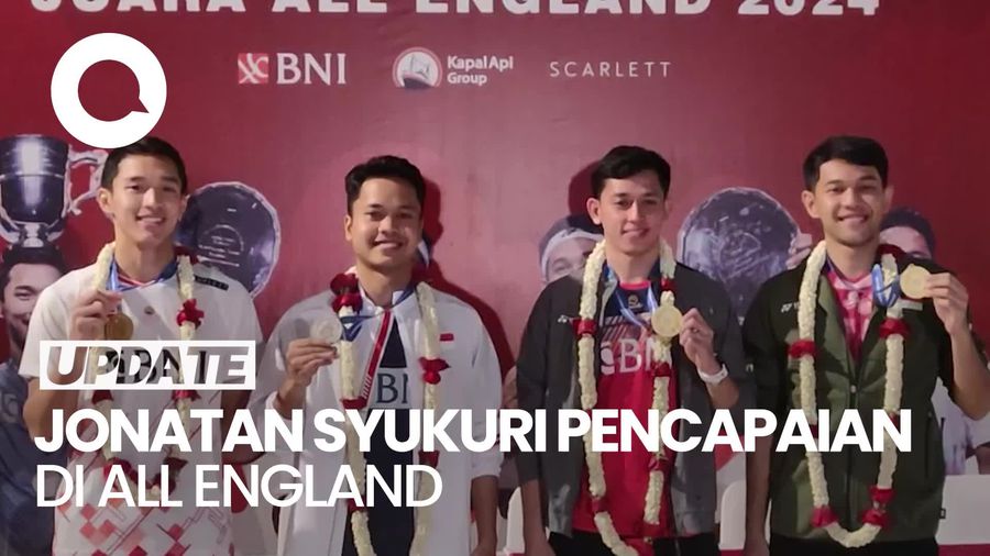 Juara di All England 2024, Jonatan Christie: Syukur Bisa Berikan yang Terbaik