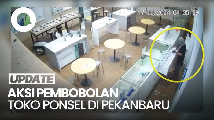 Detik-detik Maling Curi Puluhan iPhone, Toko di Pekanbaru Rugi Rp 501 Juta