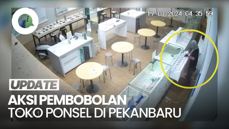Detik-detik Maling Curi Puluhan iPhone, Toko di Pekanbaru Rugi Rp 501 Juta