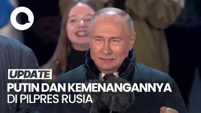 Putin Menang Telak Pemilu 2024, Peroleh 87,28% Suara