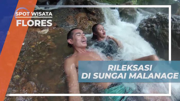Relaksasi Dengan Berendam di Spot Nyaman Sungai Malanage Flores 