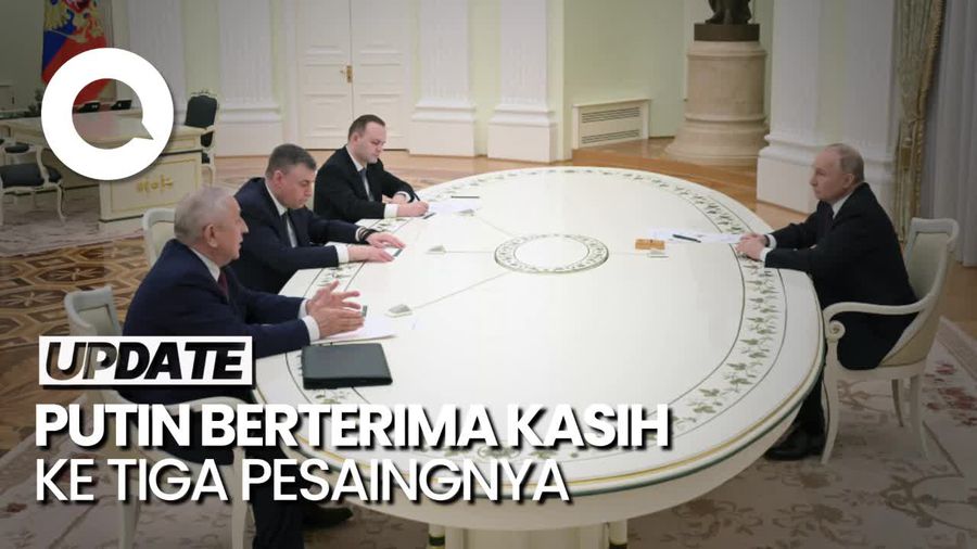 Setelah Menang Telak, Putin Temui Tiga Pesaingnya di Pilpres Rusia 2024