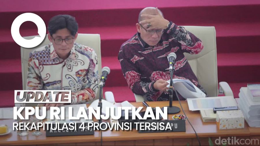KPU Lanjutkan Rekapitulasi, Tunggu Hasil Suara Papua Tiba di Jakarta