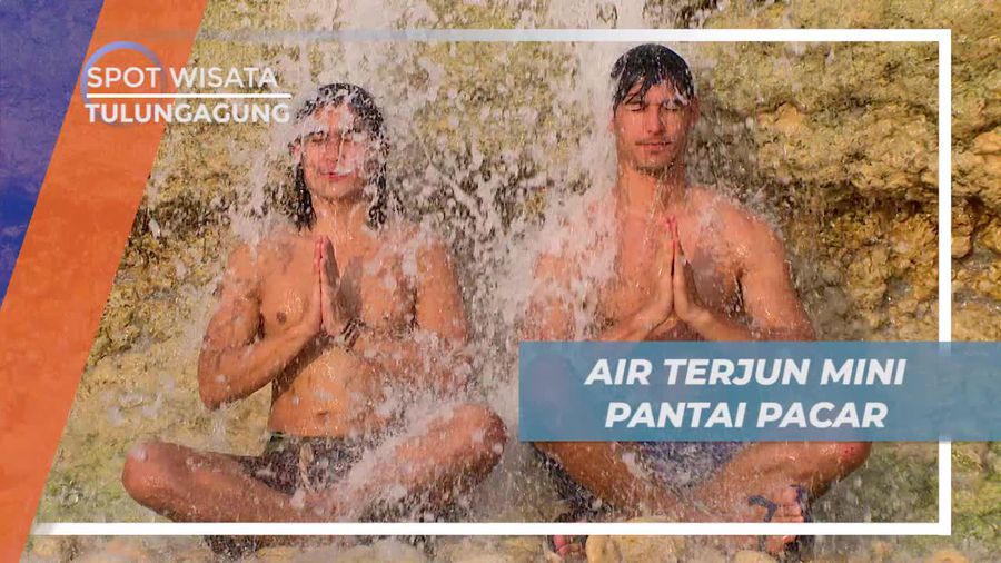 Liburan Asik di Air Terjun Mini Pantai Pacar Tulungagung 