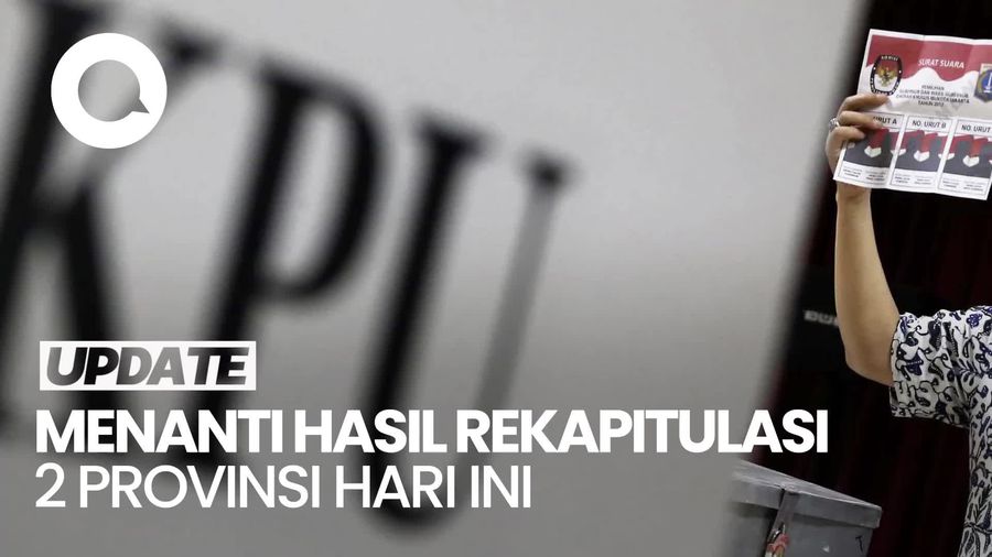 Hasil Rekapitulasi KPU Pemilu di 36 Provinsi