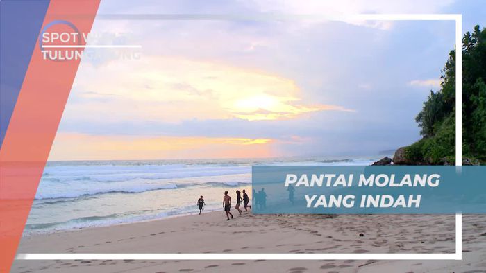 Molang, Pantai Indah Dengan Hamparan Pasir Putih di Tulungagung 