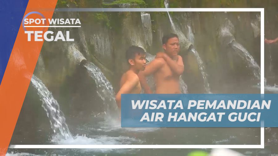Menikmati Berendam di Pemandian Air Panas Alami di Kaki Gunung Selamet, Tegal