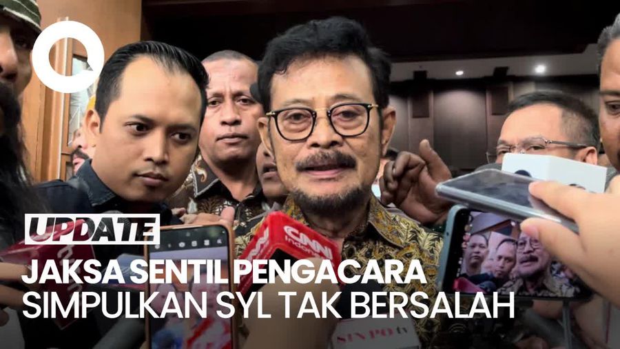 Jaksa Sentil Pengacara Simpulkan SYL Tak Bersalah: Seolah-olah Pahlawan