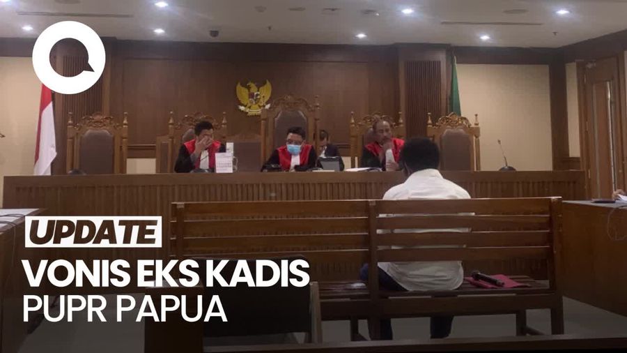 Eks Kadis PUPR Papua Divonis 4 Tahun 8 Bulan Penjara di Kasus Lukas Enembe