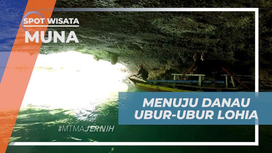 Perjalanan Seru Naik Perahu Khas Menuju Danau Ubur-ubur Lohia, Muna