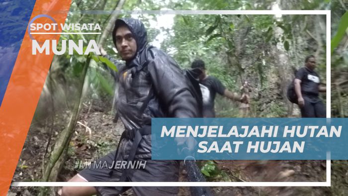 Perjalanan Panjang Menembus Hujan di Tengah Hutan Menuju Danau Lohia, Muna