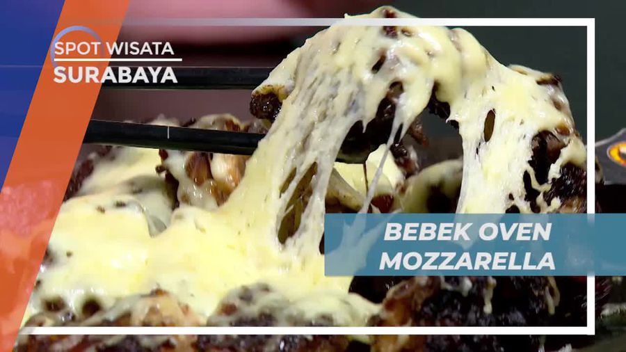 Sensasi Santap Bebek Oven Dengan Toping Mozzarella di Atasnya, Surabaya