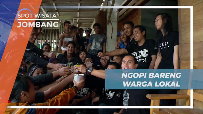 Ngopi Asik Bersama Penduduk Setempat Kedung Cinet Jombang