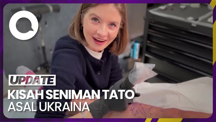 Perjalanan Seniman Tato Setelah Larikan Diri dari Perang di Ukraina