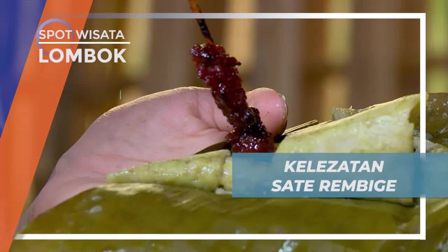 Santap Lezat Sate Rambige Ditemani Lontong Gurih, Lombok