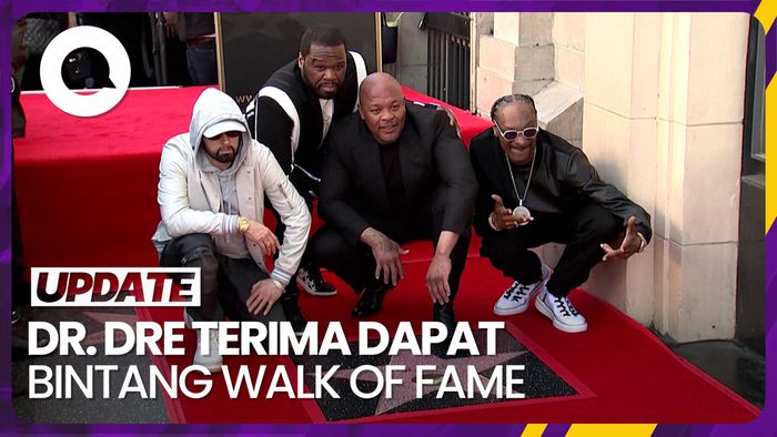Produser Hip-Hop Dr. Dre Dianugerahi Bintang di Hollywood Walk of Fame