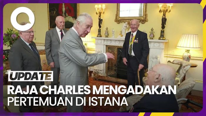 Raja Inggris Gelar Audiensi dengan Para Veteran Perang Korea