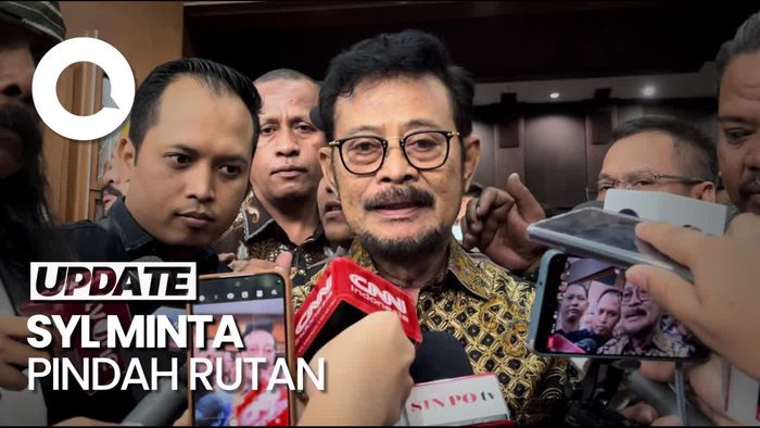 SYL Minta Pindah dari Rutan Merah Putih KPK: Oksigennya Agak Kurang