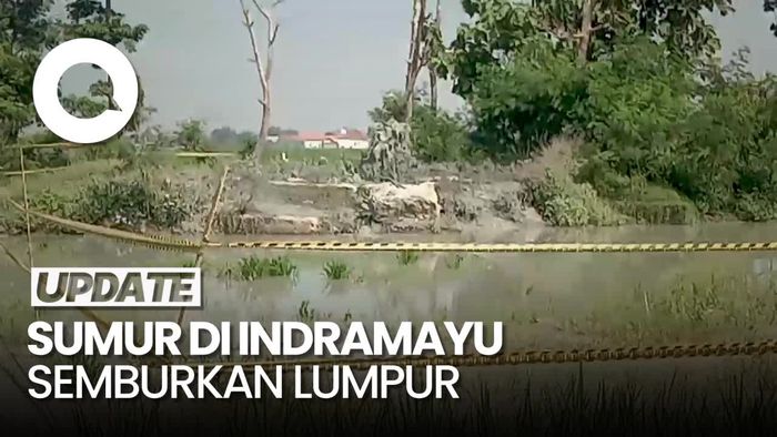 Penampakan Sumur Minyak Eks Belanda Muntahkan Lumpur Berbau Gas