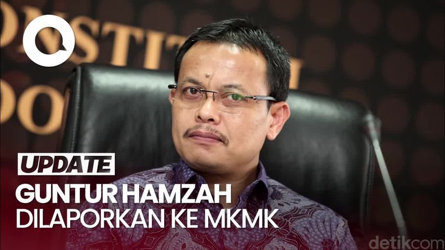 Hakim Konstitusi Guntur Hamzah Dilaporkan ke MKMK