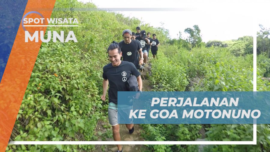 Menyusuri Jalan Setapak, Tracking Menuju Goa Motonuno, Muna