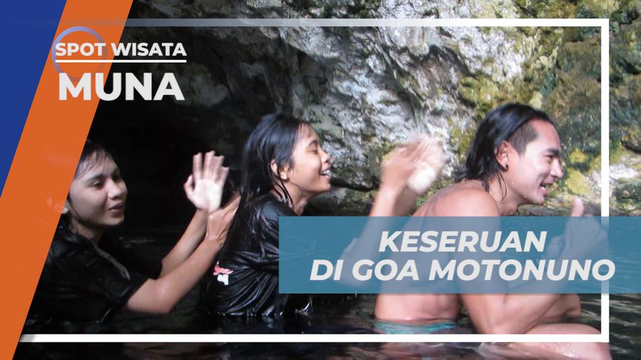 Berbagi Keseruan Bareng Teman-teman MTMA di Goa Motonuno, Muna