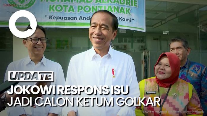 Respons Jokowi soal Isu Masuk Bursa Calon Ketum Golkar