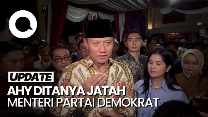 Kata AHY saat Ditanya Jatah Menteri Seusai Prabowo Menang Pilpres