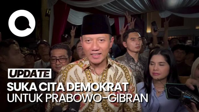 AHY Sambut Kemenangan Prabowo-Gibran Pilpres 2024