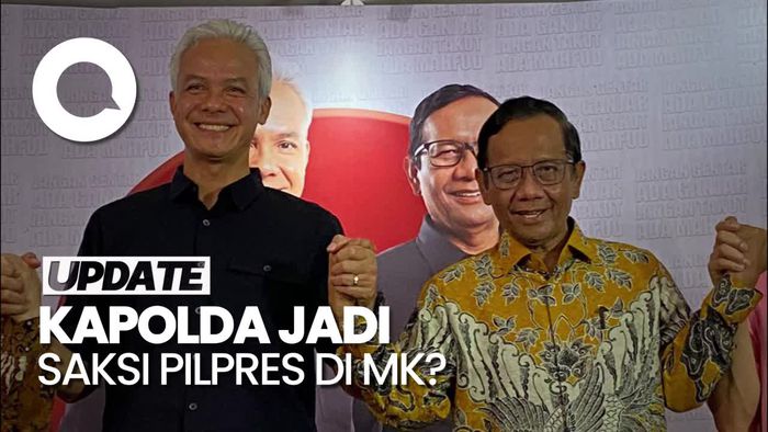 Ganjar soal Kapolda Jadi Saksi Pilpres di MK: Tunggu Nanti di Sana