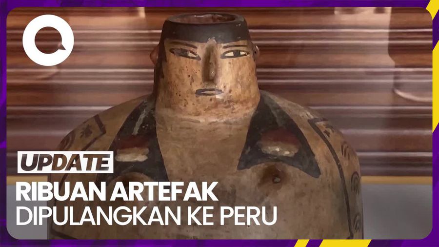 Sebanyak 4.600 Artefak Arkeologi Dipulangkan ke Peru