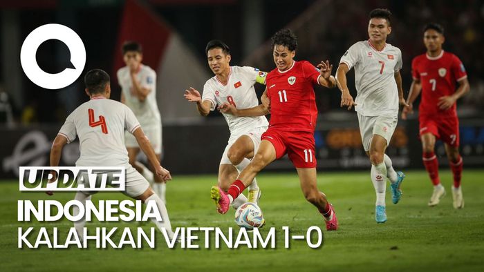 Momen-momen Indonesia Taklukkan Vietnam di GBK