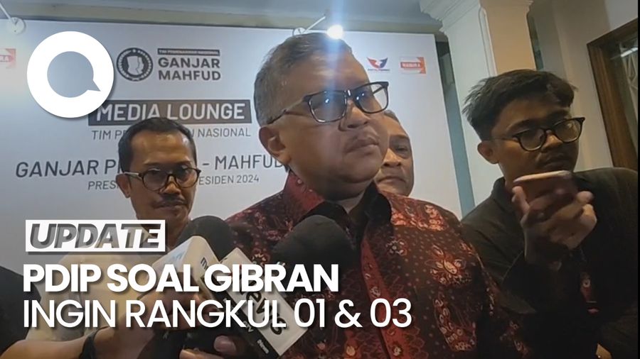 PDIP soal Gibran Ingin Rangkul 01 & 03: Itu Rangkulan Kekuasaan