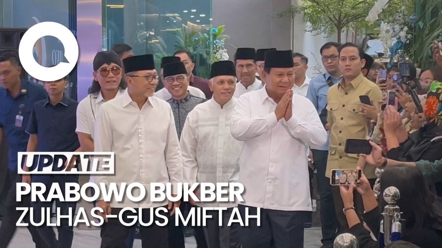 Prabowo-Zulhas Buka Puasa di DPP PAN, Ada Hatta Rajasa-Gus Miftah