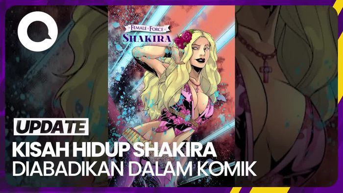 Perjalanan Karier Musikal Shakira Diabadikan dalam Komik TidalWave