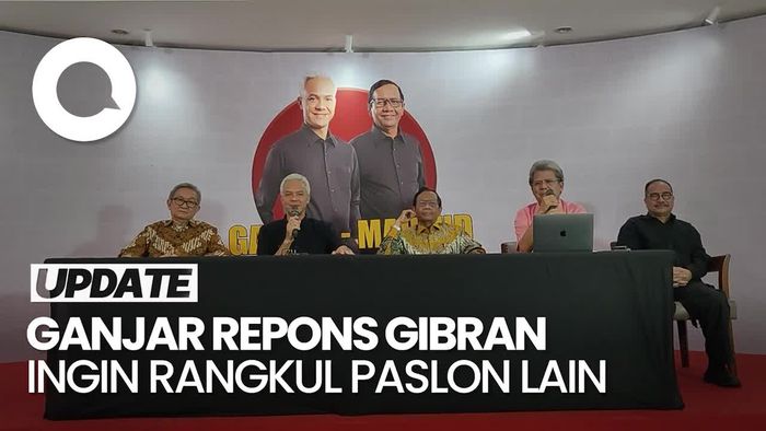 Ganjar Repons Gibran Ingin Rangkul 01-03: Kita Ini Berteman Semua