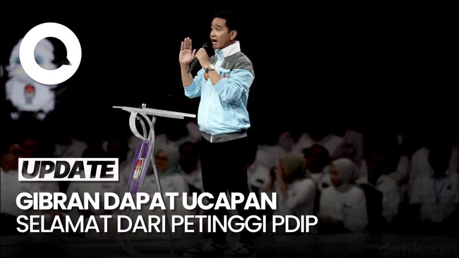 Menang Pilpres, Gibran Ngaku Dapat Ucapan Selamat dari Petinggi PDIP