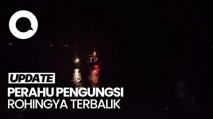 Kapal Pengungsi Rohingya Terbalik di Laut Aceh, Tim SAR Turun Tangan