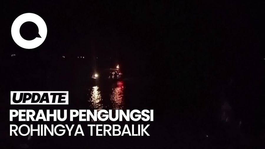 Kapal Pengungsi Rohingya Terbalik di Laut Aceh, Tim SAR Turun Tangan