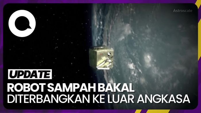 Robot dari Astroscale Siap Bebersih Luar Angkasa