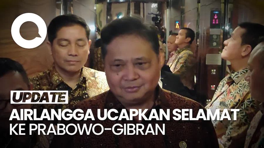 Airlangga Beri Selamat ke Prabowo-Gibran: Ekonomi Tambah Moncer