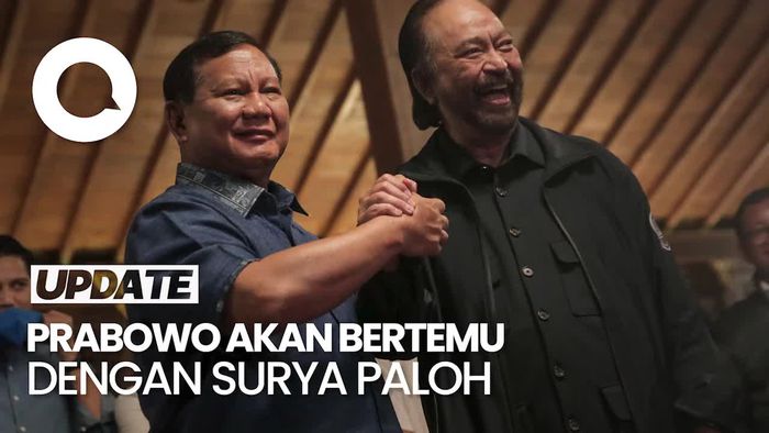 Prabowo Bakal Temui Surya Paloh di NasDem Tower Siang Ini