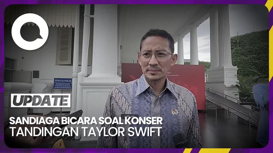 Respons Sandiaga soal Luhut Mau Bikin Konser Tandingan Taylor Swift